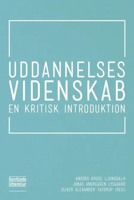 Uddannelsesvidenskab af Jonas Andreasen Lysgaard