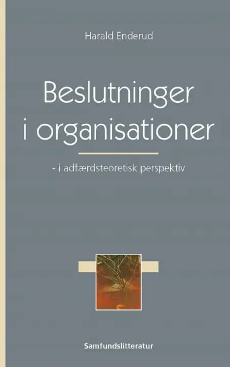 Beslutninger i organisationer af Harald Enderud
