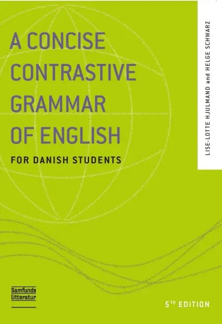 A concise contrastive grammar of English af Helge Schwarz