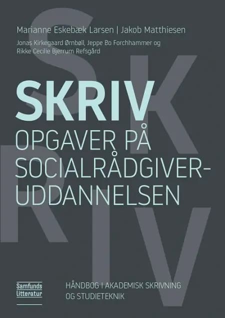 Skriv opgaver på socialrådgiveruddannelsen af Jakob Matthiesen