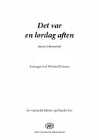 Det var en lørdag aften af Michael Bojesen