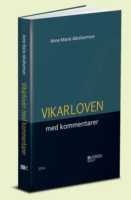 Vikarloven med kommentarer af Anne Marie Abrahamson