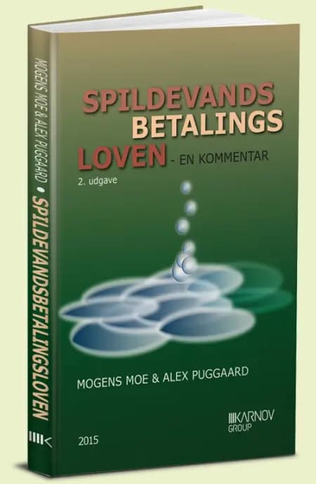 Spildevandsbetalingsloven af Mogens Moe