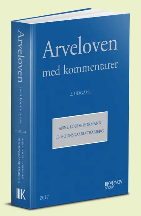 Arveloven med kommentarer af Anne Louise Bormann