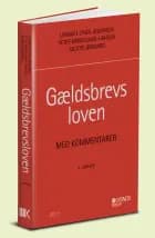 Gældsbrevsloven med kommentarer af Lennart Lynge Andersen, Peter Møgelvang-Hansen og Anders Ørgaard