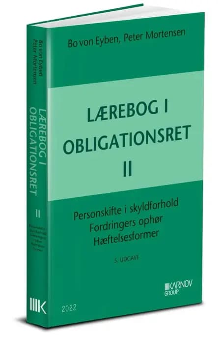 Lærebog i obligationsret II af Peter Mortensen