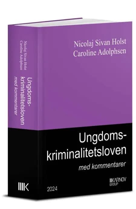 Ungdomskriminalitetsloven med kommentarer af Nicolaj Sivan Holst