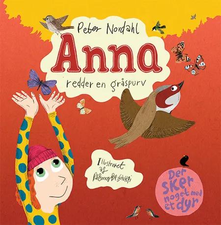 Anna redder en gråspurv af Peter Nordahl