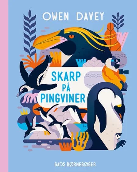 Skarp på pingviner af Owen Davey