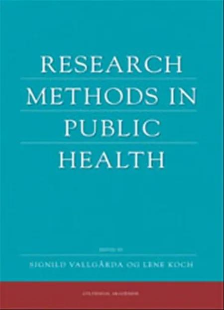 Research Methods in Public Health af Signild Vallgårda