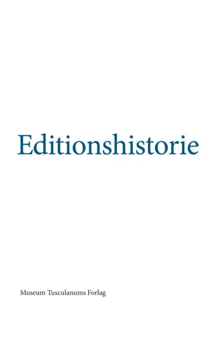 Editionshistorie