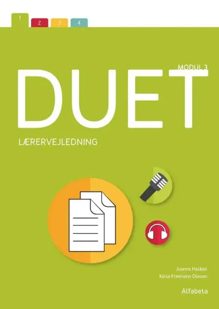 Duet 3, lærervejledning af Kirsa Freimann Olesen