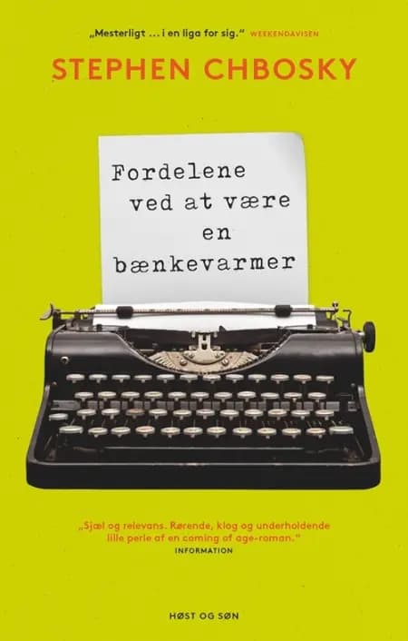 Fordelene ved at være en bænkevarmer af Stephen Chbosky