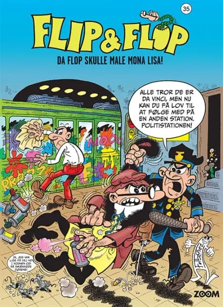 Flip & Flop 35: Da Flop skulle male Mona Lisa af F. Ibáñez