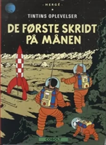 De første skridt på månen af Hergé
