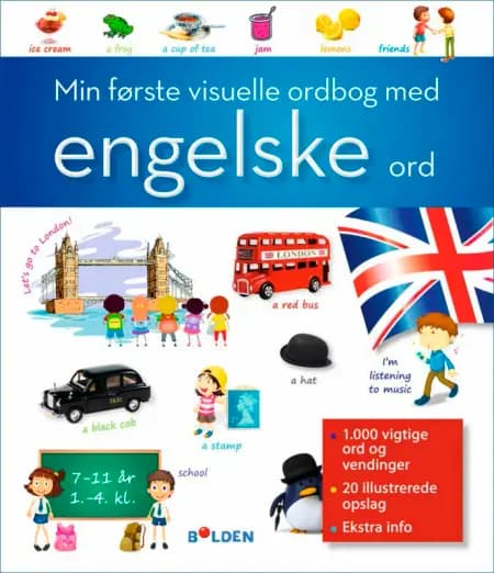 Min første visuelle ordbog med engelske ord af undefined