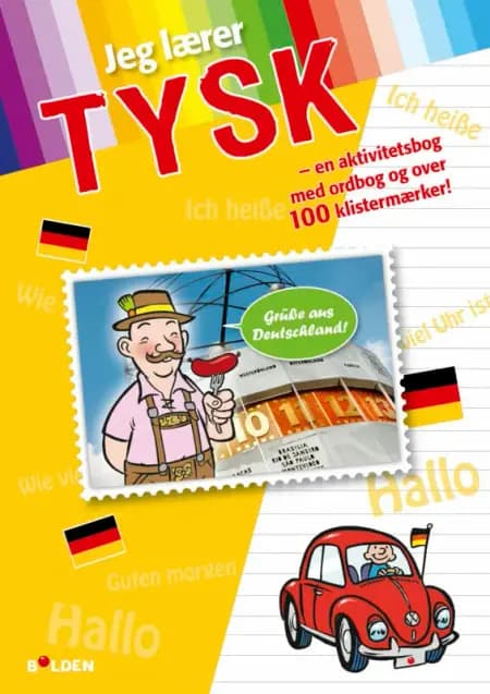 Jeg lærer tysk - med ordbog og stickers