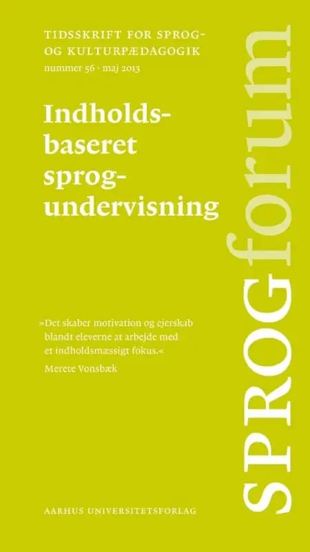 Indholdsbaseret sprogundervisning af n a