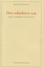 Den subjektive rest af Jacob Lund Pedersen