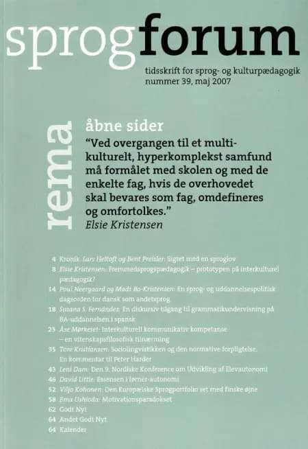 Åbne sider af Leni Dam