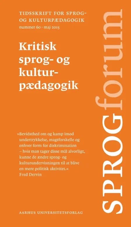 Kritisk sprog- og kulturpædagogik af n a