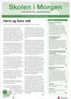 Skolen i Morgen. Nr. 5. Februar 2014. 17. årgang. Tema: Læringsmål af Bodil Nielsen, Gitte Adamsen, Kirsten Hyldahl Petersen og Niels Christian Sauer