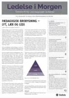 Ledelse i Morgen. Nr. 5. Februar 2017. 20. årgang. Tema: Uddannelsesledelse i en reformtid af Sophie Holm Strøm, Stine Elverkilde og Lasse Reichstein