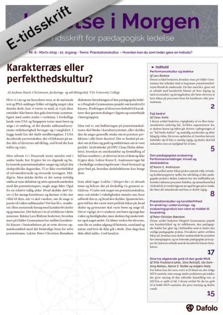 Ledelse i Morgen nr. 6 - marts 2019 (e-tidsskrift pdf) af Claus Holm