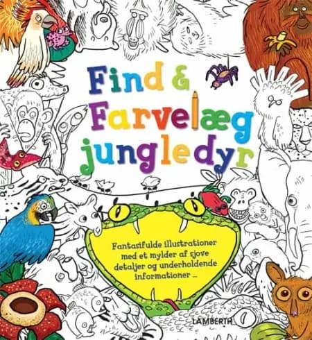 Find og farvelæg jungledyr af Stella Maidment