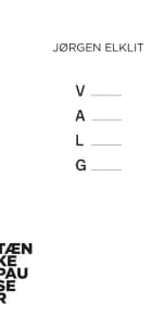 Valg af Jørgen Elklit