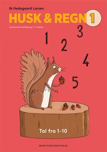 HUSK & REGN 1 - Tal fra 1-10 * PAKKET A 5 STK. * af Ib Hedegaard Larsen