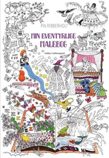 Min eventyrlige malebog af Pia Ribberholt