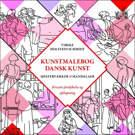 Kunstmalebog dansk kunst af Vibeke Holstein Schmidt