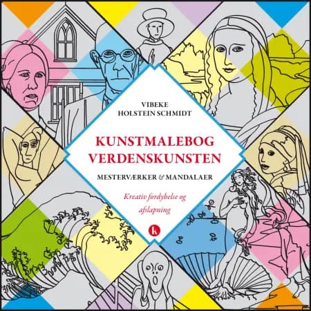 Kunstmalebog Verdenskunsten af Vibeke Holstein Schmidt