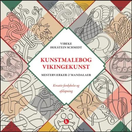 Kunstmalebog vikingekunst af Vibeke Holstein Schmidt