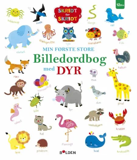 Min første store billedordbog med dyr af undefined