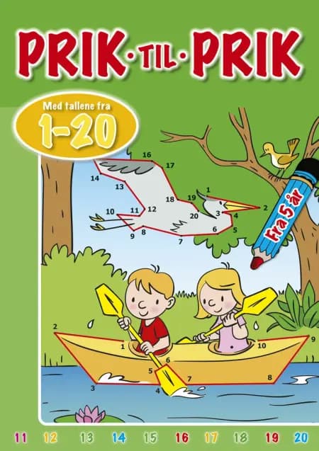 Prik til prik med tallene fra 1-20 (Kano)