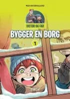 Victor og far bygger en borg af Per Østergaard