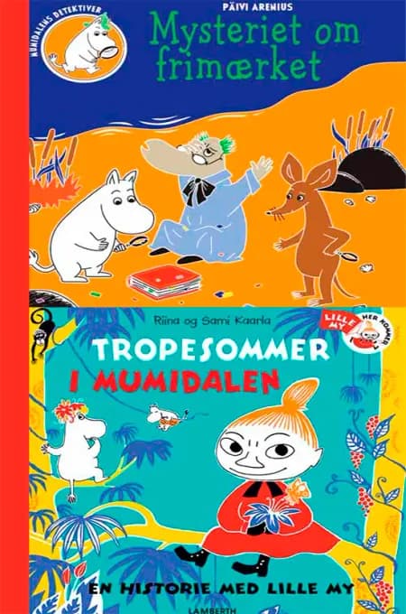 Mysteriet om frimærket og Tropesommer i mumidalen af Katariina Heilala