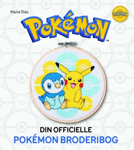 Din officielle Pokémon broderibog af Maria Diaz