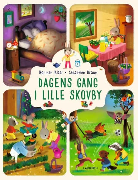 Dagens gang i lille skovby af Norman Klaar