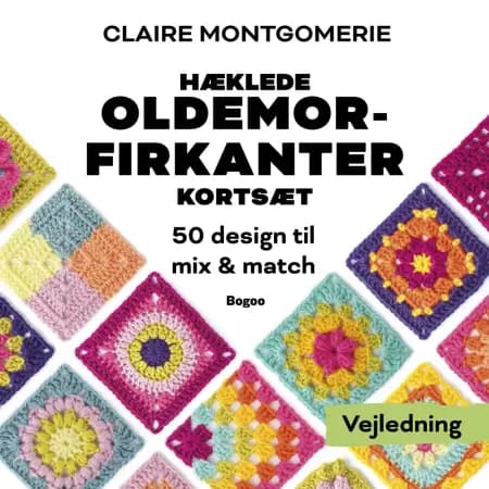 Hæklede oldemorfirkanter - Kortsæt af Claire Montgomerie