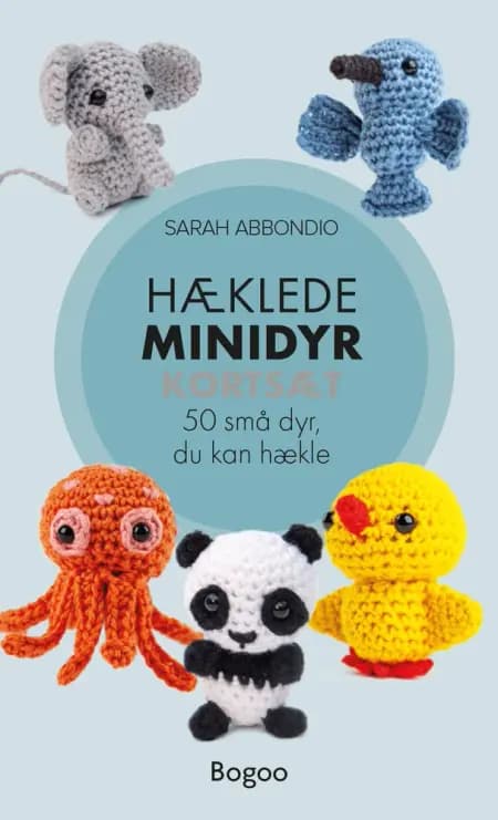 Hæklede minidyr - kortsæt af Sarah Abbondio