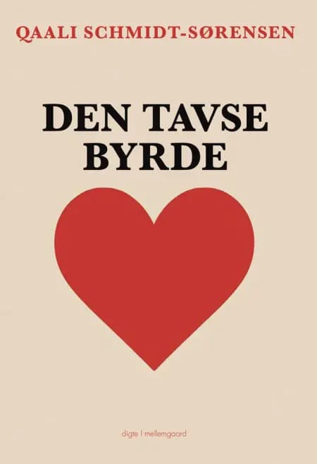 Den tavse byrde af Qaali Schmidt-Sørensen