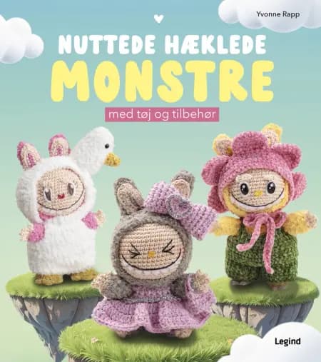 Nuttede hæklede monstre af Yvonne Rapp