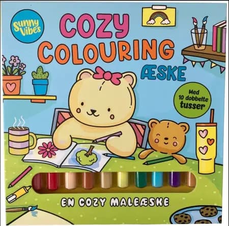 Sunny Vibes: Cozy Colouring Æske