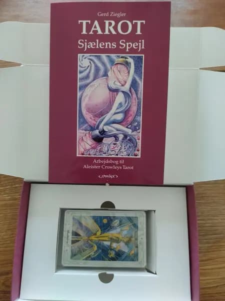 Tarot Sjælens Spejl SÆT Dansk Bog + Engelske kort af Gert Ziegler