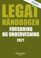 Legathåndbogen Forskning og undervisning 2021 af Per Billesø, Rasmus Munch og Dennis Hørmann