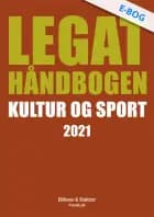 Legathåndbogen Kultur og sport 2021 af Per Billesø, Rasmus Munch og Dennis Hørmann