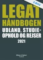 Legathåndbogen Udland, studieophold og rejser 2021 af Per Billesø, Rasmus Munch og Dennis Hørmann